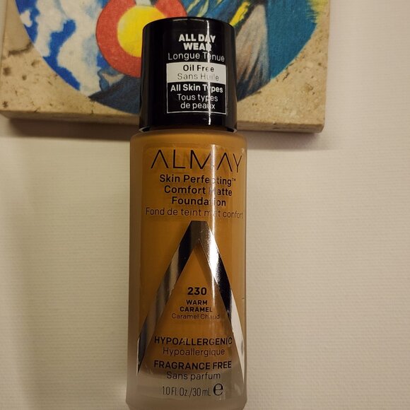 Almay Skin Perfecting Comfort Matte Foundation - 230 Warm Caramel - Picture 7 of 8